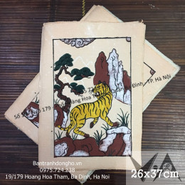 Tranh Đông Hồ Hổ Về Rừng